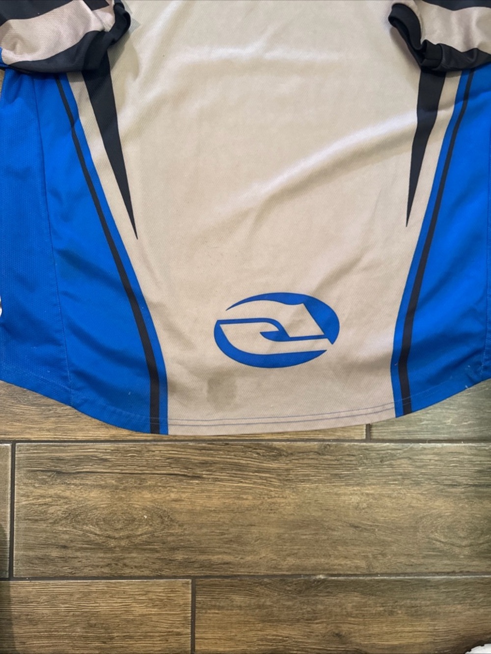 Answer Racing L Y2K Motocross Jersey Blue&Gray Long Sleeve Lightweight Polyester - Picture 8 of 8